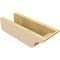 Ekena Millwork 6in. W x 4in. H x 16in. L Carmel Woodgrain TimberThane Rafter Tail, Primed Tan RFTUR06X04X16CARRCPR - alternate 4